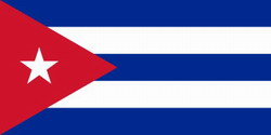 Cuban flag raised in the Pan-American Village in Rio
